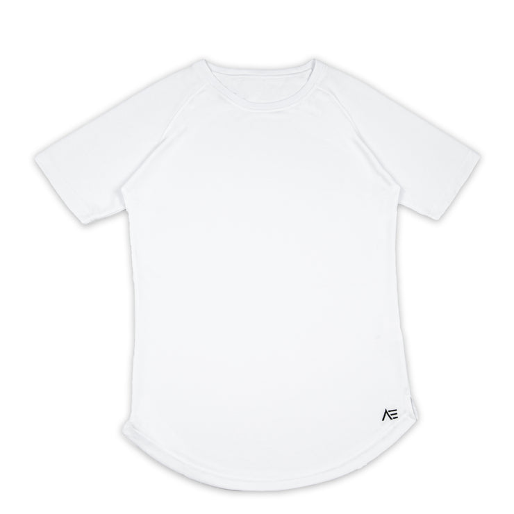 Short Sleeve Mesh Performance Shirt - White