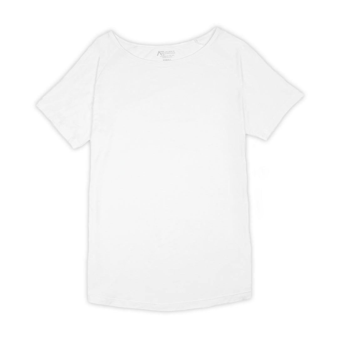 Short Sleeve Bamboo Performance Shirt - White